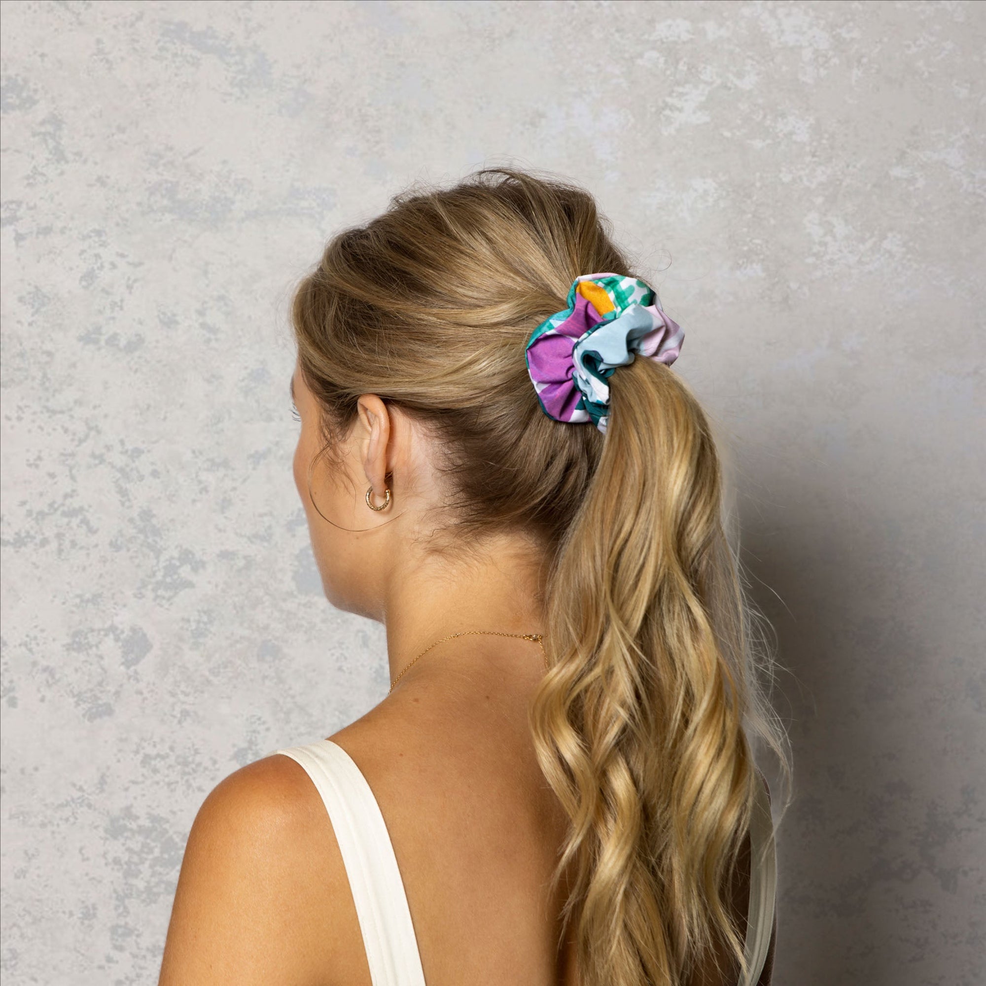 Waterproof Scrunchie Abstract Floral